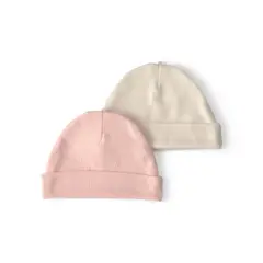 CARTERS - Gorro Bebé Niña Pack x2 Algodón