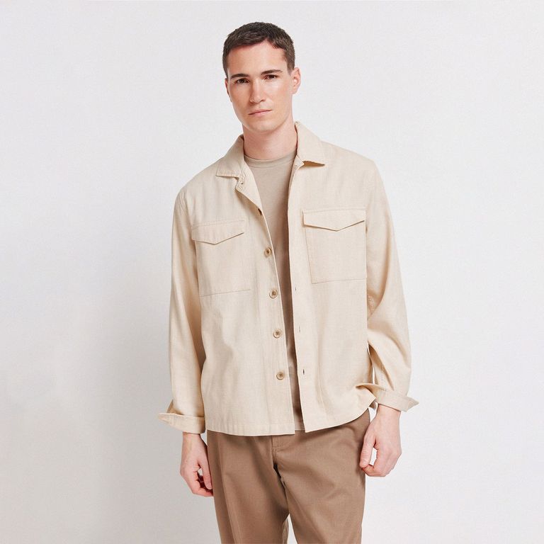 Sobrecamisa 100% Algodón Hombre