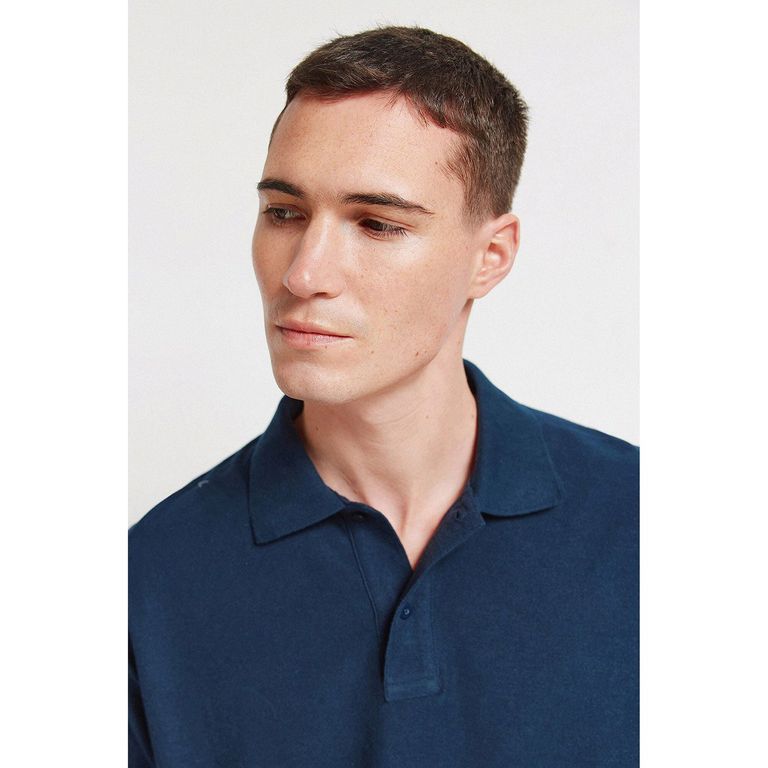 Polo 100% Algodón Boxy fit Hombre
