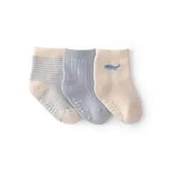 CARTERS - Media Bebé Niño Pack X3 Algodón