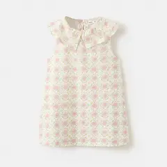 MANGO KIDS - Vestido Bebé Niña Algodón Estamapado