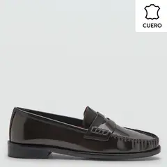 MANGO - Mocasines 100% Cuero Mujer