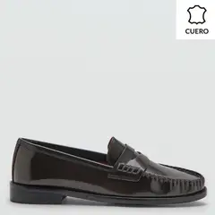 MANGO - Mocasines 100% Cuero Mujer