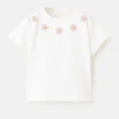 MANGO KIDS - Polo Niña Manga Corta Algodón