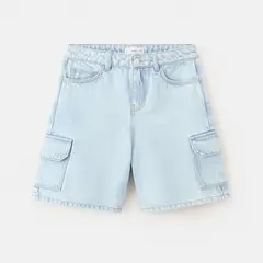 MANGO KIDS - Bermuda Niño Algodón