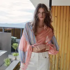 MANGO - Blusa Mujer