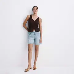 MANGO - Bermudas Mujer