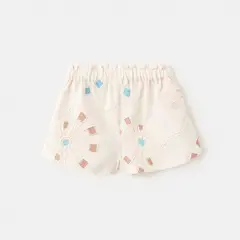 MANGO KIDS - Short Bebé Niña Algodón Bordado