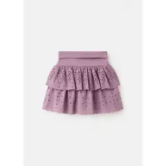 MANGO KIDS - Falda Niña Algodón con Volantes