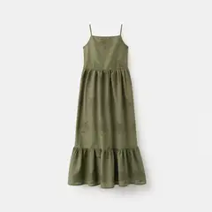 MANGO KIDS - Vestido Niña Algodón Bordado