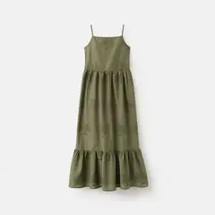MANGO KIDS - Vestido Niña Algodón Bordado
