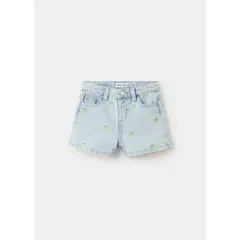 MANGO KIDS - Short Bebé Niña Denim