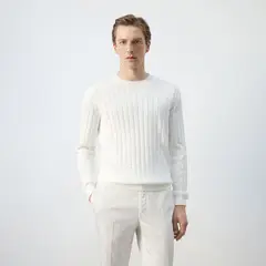 MANGO - Chompa 100% Algodón Hombre