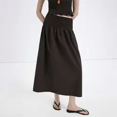 MANGO - Falda Larga Mujer