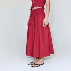 MANGO - Falda Larga Mujer