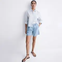 MANGO - Bermuda Denim Mujer