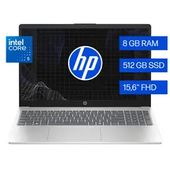 HP - Laptop 15-fd1354la, Intel Core 5, 8 GB RAM, 512 GB SSD, 15.6" FHD, Windows 11 Home