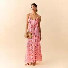 MANGO TEEN - Vestido Largo Mujer