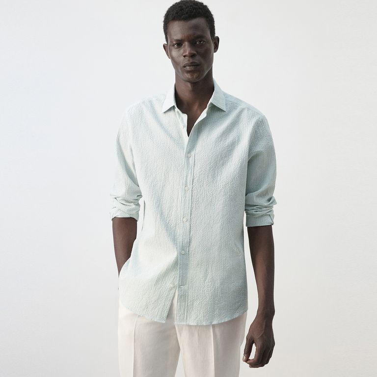 Camisa Rayas Hombre