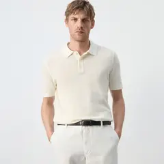 MANGO - Polo 100% Algodón Hombre
