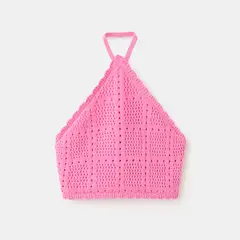 MANGO KIDS - Top Niña Algodón Crochet