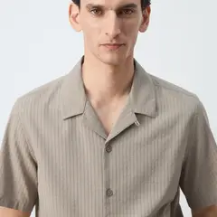 MANGO - Camisa 100% Algodón Hombre