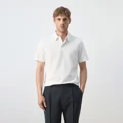 MANGO - Polo Pique Slim fit Hombre