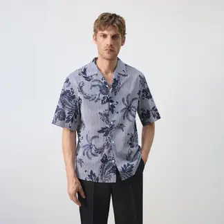 MANGO - Camisa 100% Algodón Hombre