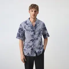 MANGO - Camisa 100% Algodón Hombre
