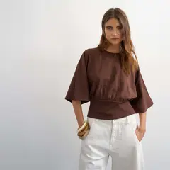 TOPSHOP - Polo Manga Corta Mujer