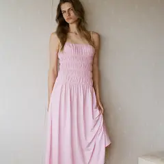 MANGO - Vestido Largo Mujer
