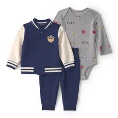 CARTERS - Conjunto Bebé Niño 3 Piezas Algodón