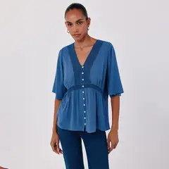 CORTEFIEL - Blusa Mujer