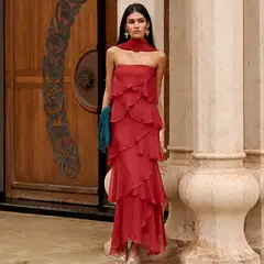 MIPHAI - Vestido Largo Mujer