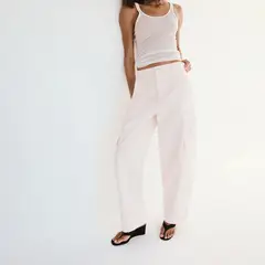 MANGO - Jean Cargo Mujer