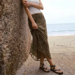 MANGO TEEN - Falda Larga Mujer