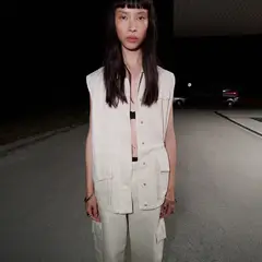 MANGO - Chaleco Denim Mujer