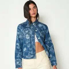 NAF NAF - Casaca Denim Mujer