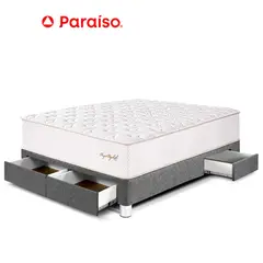PARAISO - CAMA ROYAL ELIZAB CAJ 2P GRIS