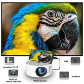 TOUMI - Proyector TY300 WIFI Bluetooth BT5 1080P 4K