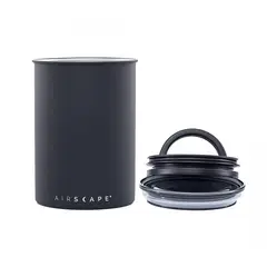CRATE & BARREL - Envase Hermético Negro Mediano AIRSCAPE