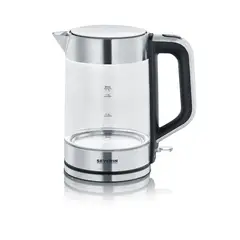CRATE & BARREL - Hervidor de Agua Cristal 1.7 Lt SEVERIN