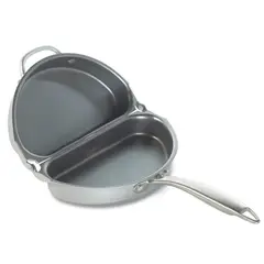 CRATE & BARREL - Sartén Doble Para Omelette NORDIC WARE