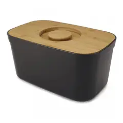 CRATE & BARREL - Panera Con Tapa De Bambú JOSEPH JOSEPH