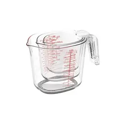 CRATE & BARREL - Set de 3 Tazas Medidoras CUISINART