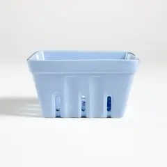 CRATE & BARREL - Colador de Porcelana Celeste