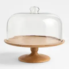 CRATE & BARREL - Soporte para Torta Madeira