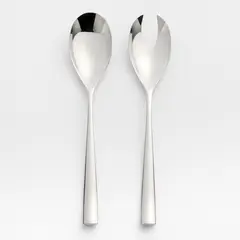 CRATE & BARREL - Set de 2 Cucharas para Servir Acero Inoxidable