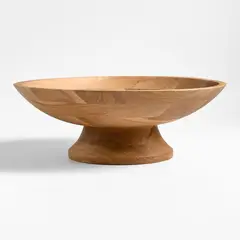CRATE & BARREL - Bowl Madeira de Servir de Madera