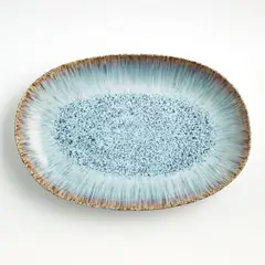 CRATE & BARREL - Fuente Julo Blue and White